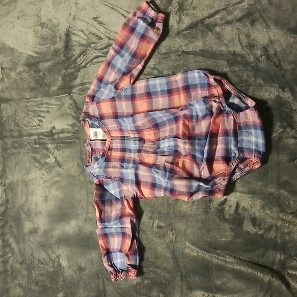 OshKosh B'gosh Other - Oshkosh Baby Girl's Plaid Onesie